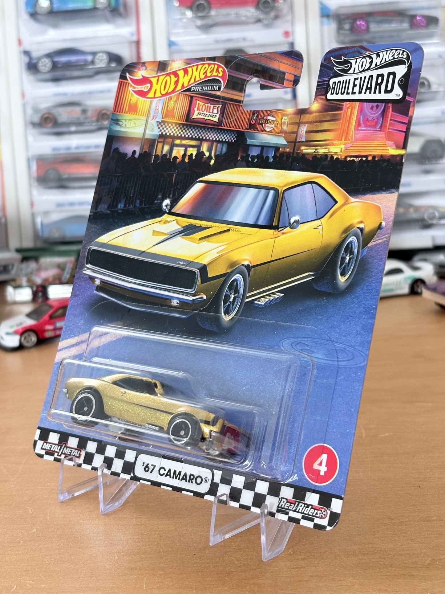 Hot Wheels 67 Camaro Boulevard #04 Premium Diecast