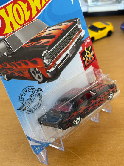 Hot Wheels Mainline / '66 Chevy Nova / 2019 HW Flames 7/10