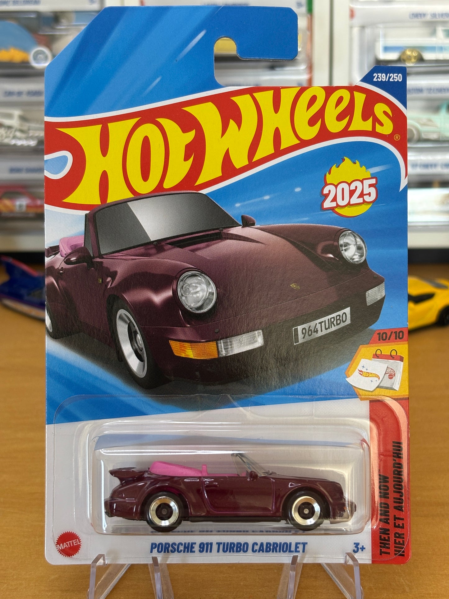 Hot Wheels Mainline / Porsche 911 Turbo Cabriolet / 2025 Then and Now 10/10