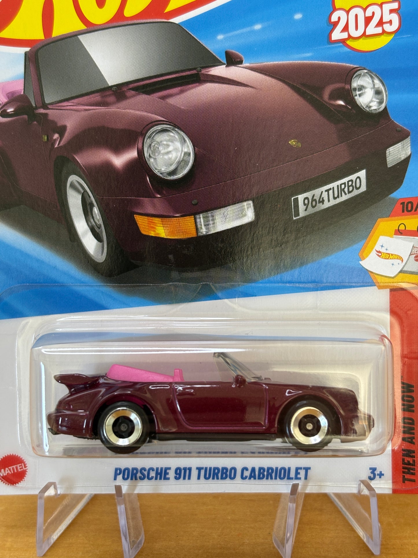 Hot Wheels Mainline / Porsche 911 Turbo Cabriolet / 2025 Then and Now 10/10
