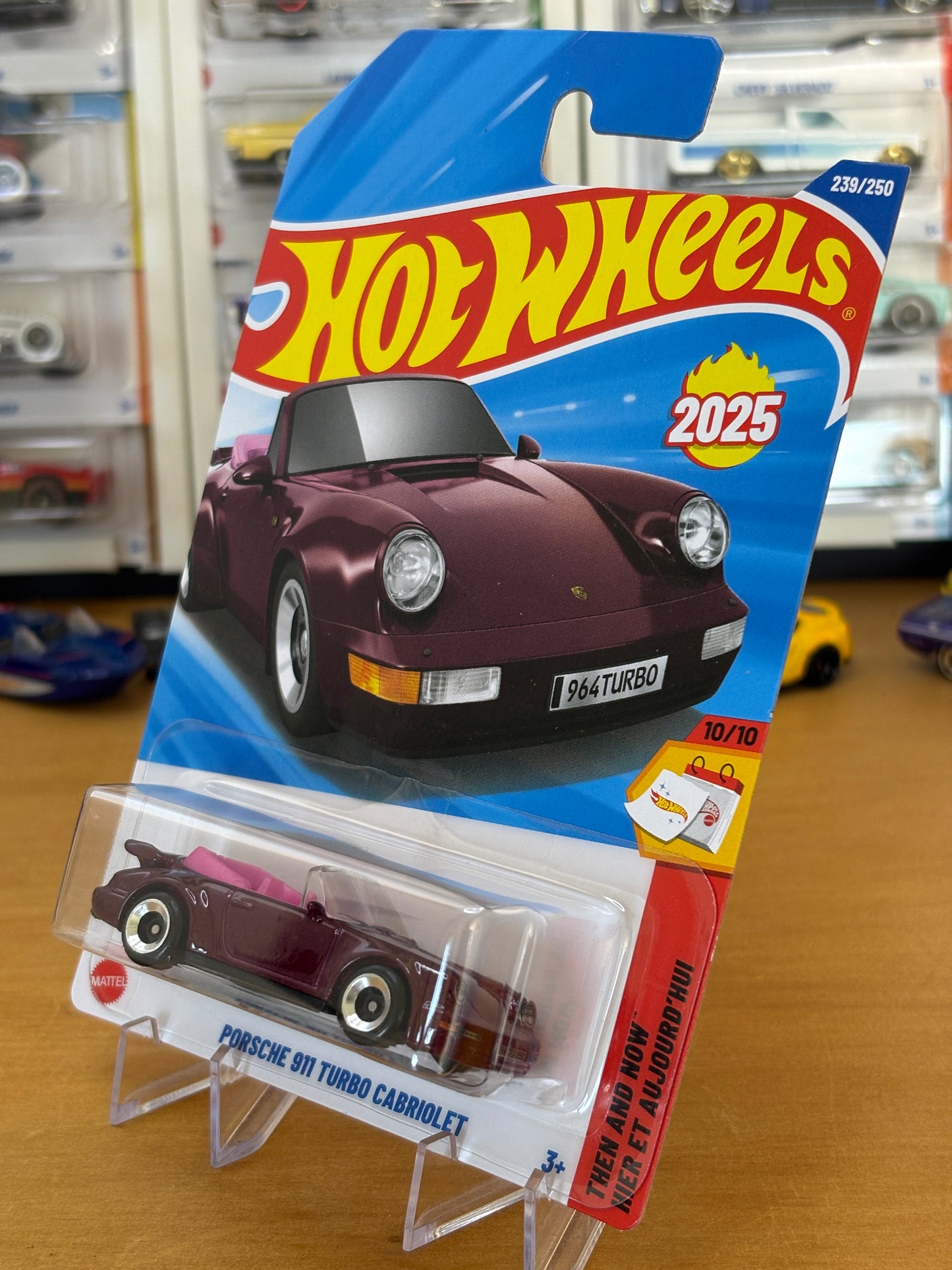 Hot Wheels Mainline / Porsche 911 Turbo Cabriolet / 2025 Then and Now 10/10