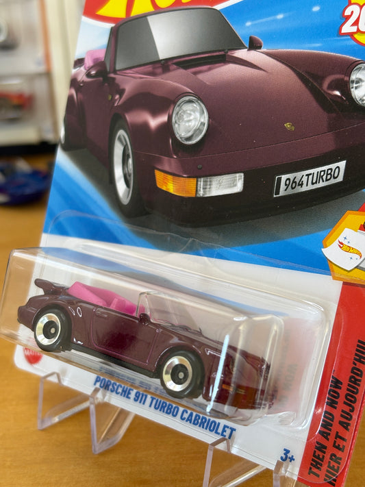 Hot Wheels Mainline / Porsche 911 Turbo Cabriolet / 2025 Then and Now 10/10