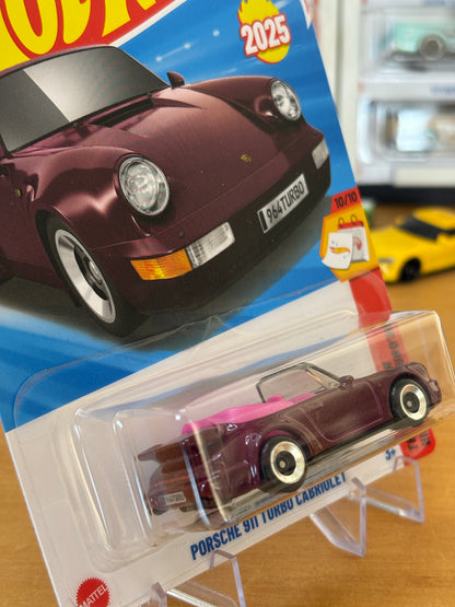 Hot Wheels Mainline / Porsche 911 Turbo Cabriolet / 2025 Then and Now 10/10