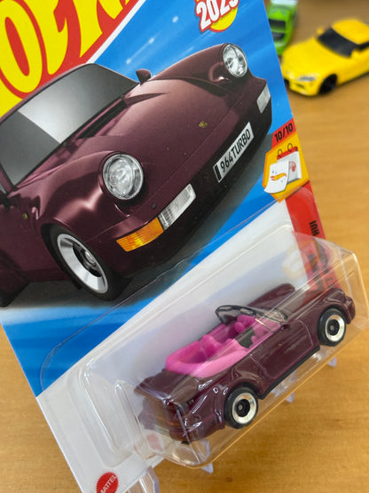 Hot Wheels Mainline / Porsche 911 Turbo Cabriolet / 2025 Then and Now 10/10