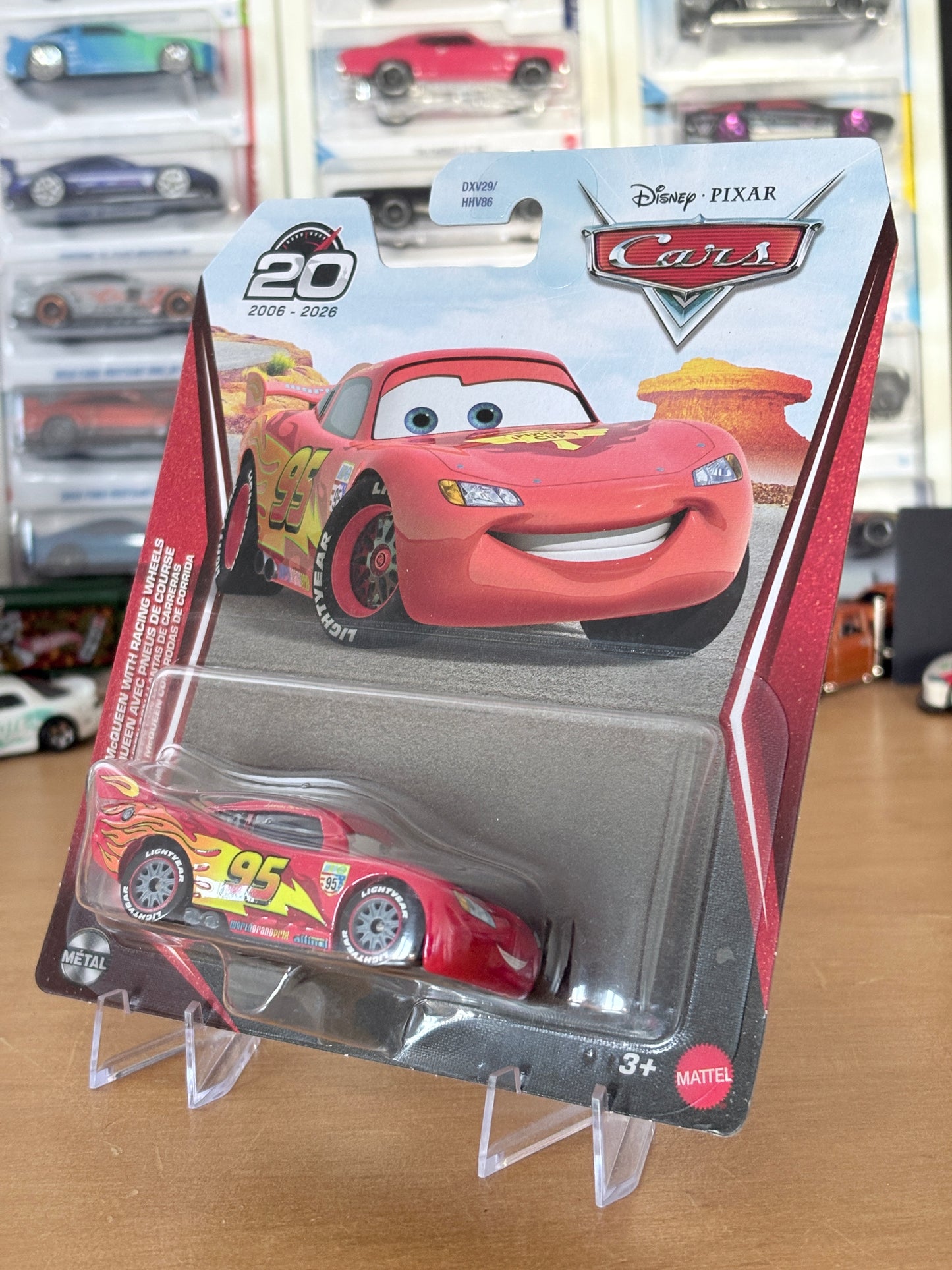 Disney Pixar Cars Lightning McQueen with Racing Wheels | 20th Anniversary