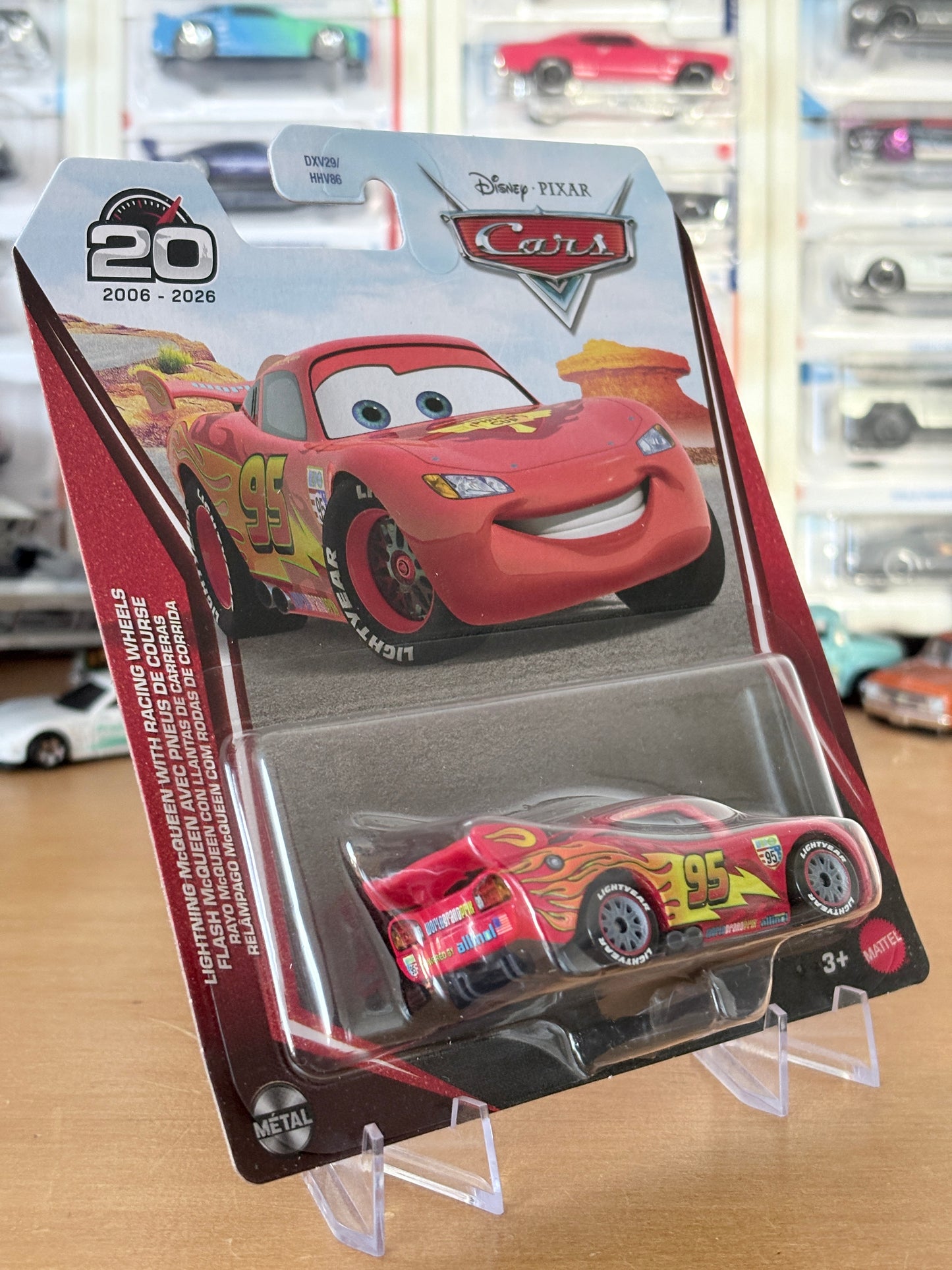 Disney Pixar Cars Lightning McQueen with Racing Wheels | 20th Anniversary