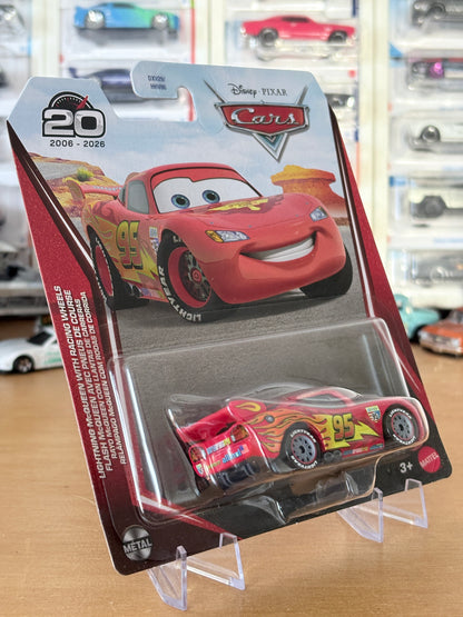 Disney Pixar Cars Lightning McQueen with Racing Wheels | 20th Anniversary
