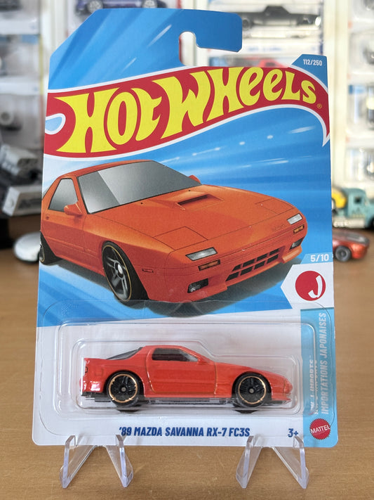 Hot Wheels '89 Mazda Savanna RX-7 FC35 | 2026 J-Imports 5/10 Mainline