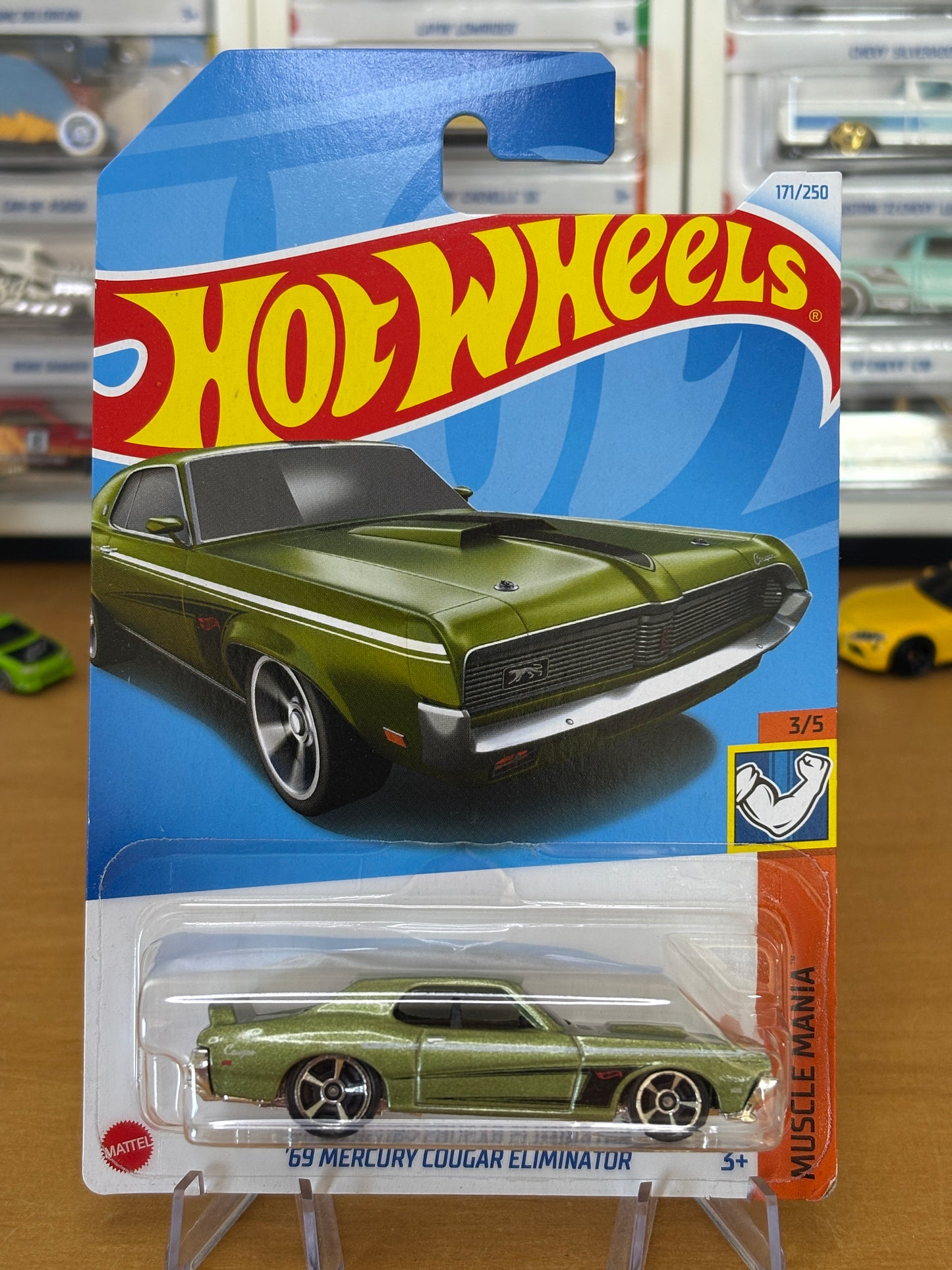 Hot Wheels Mainline / '69 Mercury Cougar Eliminator / 2024 Muscle Mania 3/5