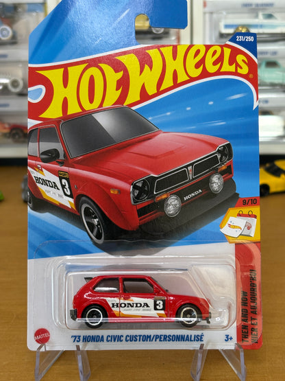 Hot Wheels Mainline / '73 Honda Civic Custom / 2025 Then and Now 9/10