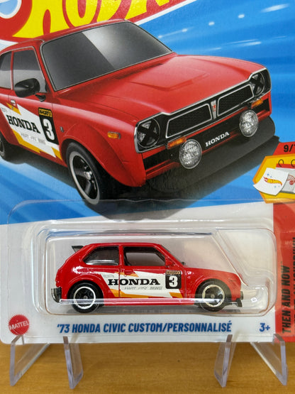 Hot Wheels Mainline / '73 Honda Civic Custom / 2025 Then and Now 9/10