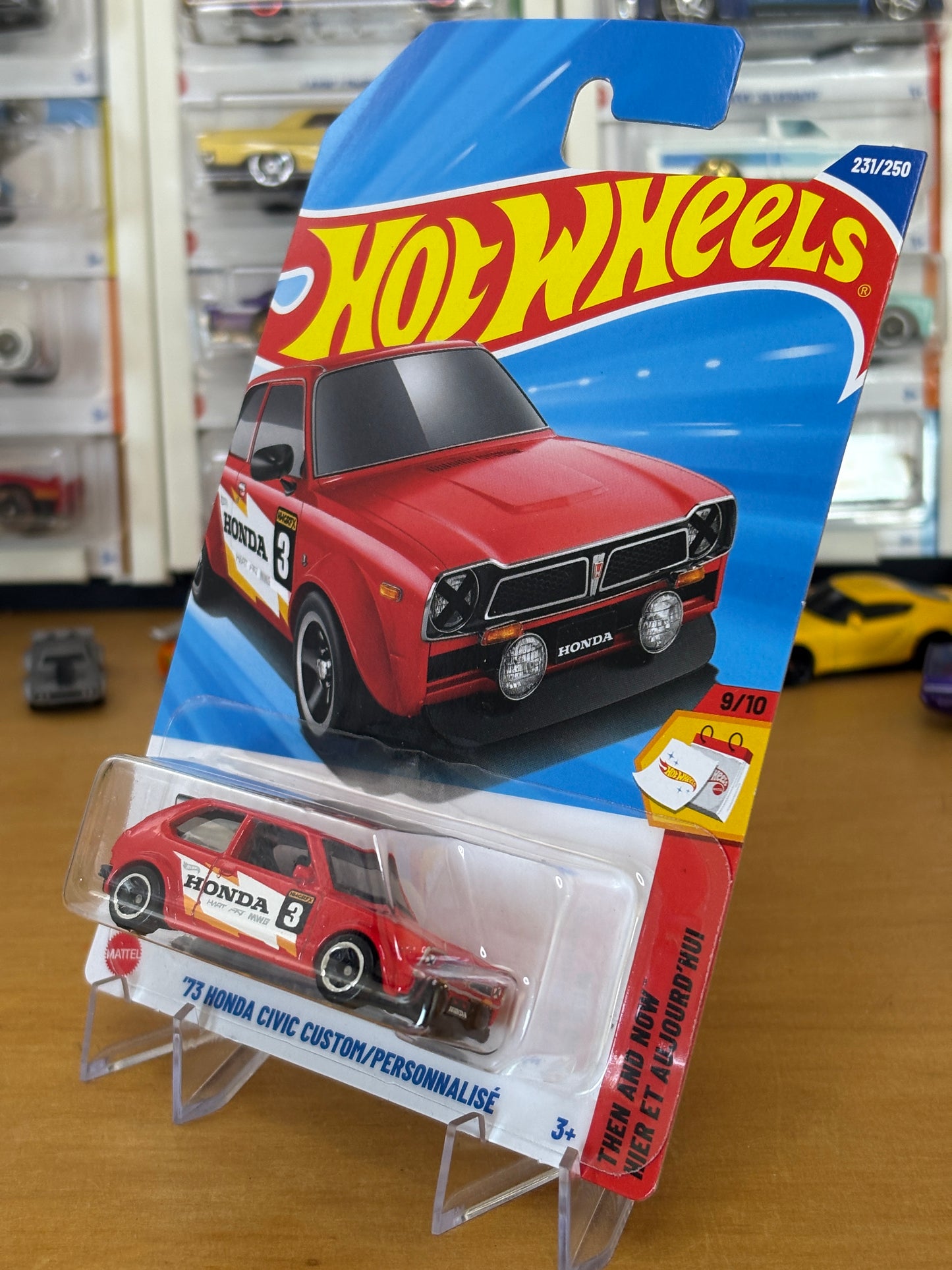 Hot Wheels Mainline / '73 Honda Civic Custom / 2025 Then and Now 9/10