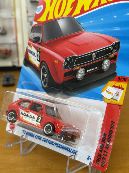 Hot Wheels Mainline / '73 Honda Civic Custom / 2025 Then and Now 9/10