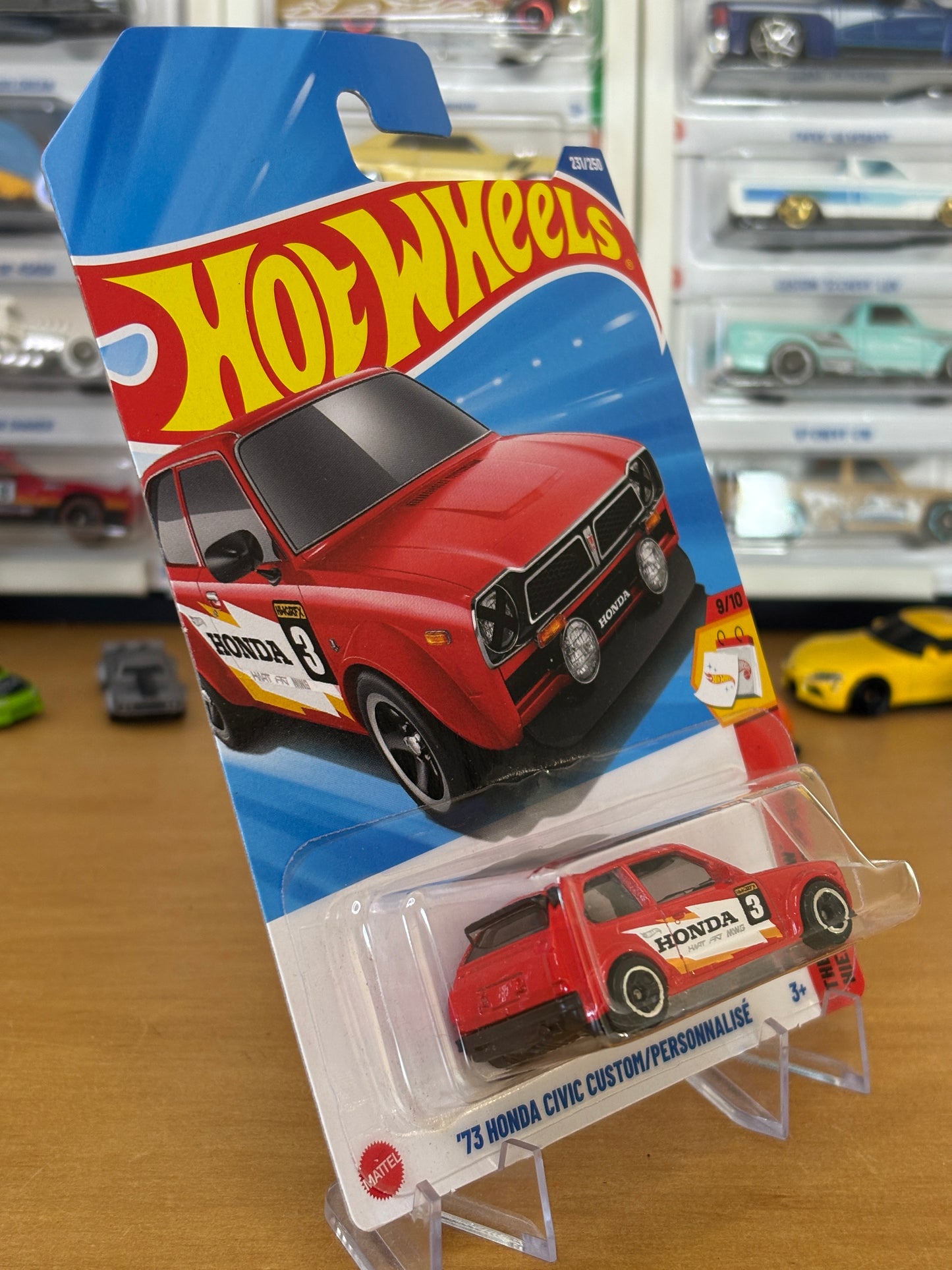 Hot Wheels Mainline / '73 Honda Civic Custom / 2025 Then and Now 9/10