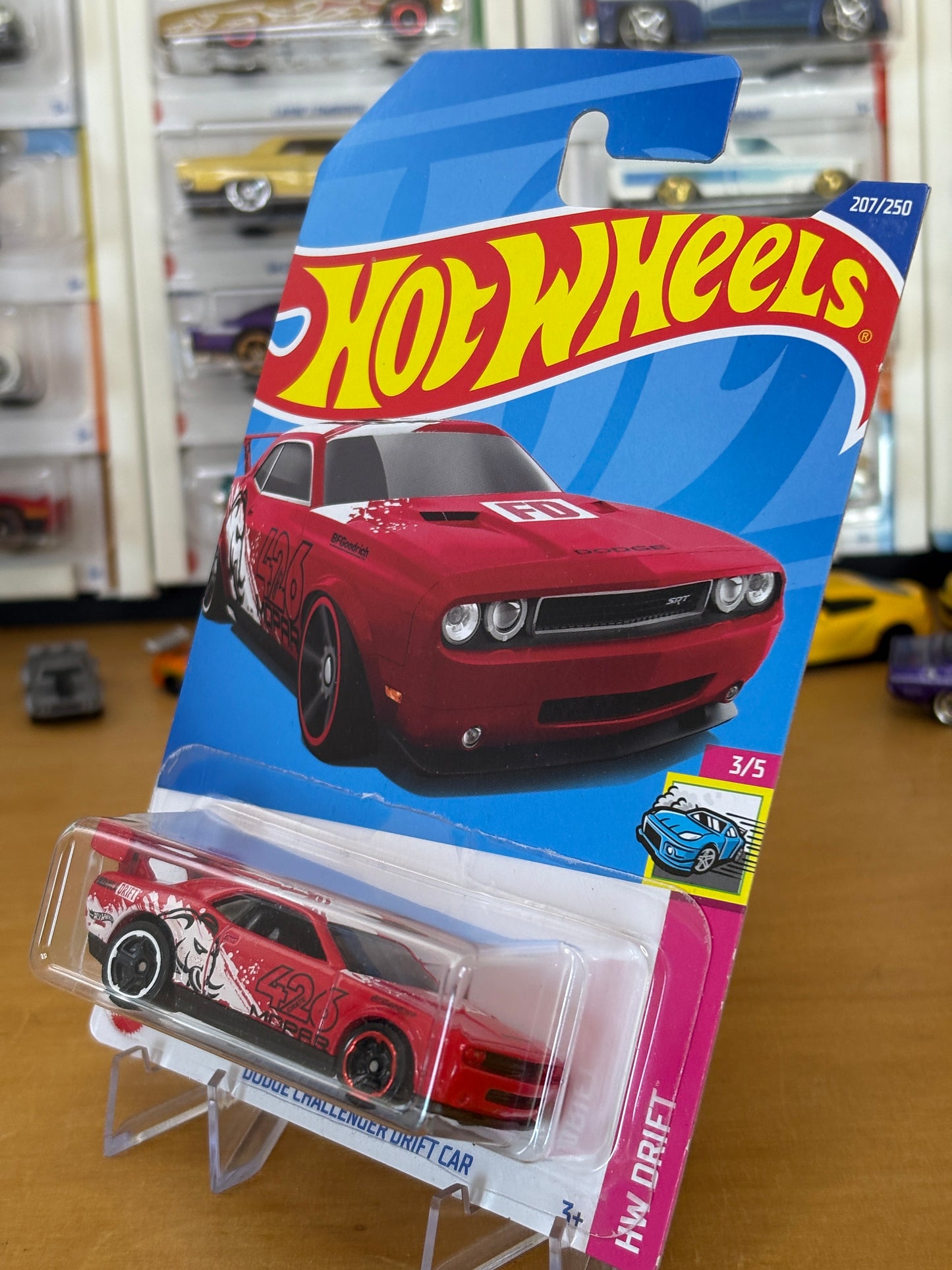 Hot Wheels Mainline / Dodge Challenger Drift Car / 2022 HW Drift 3/5
