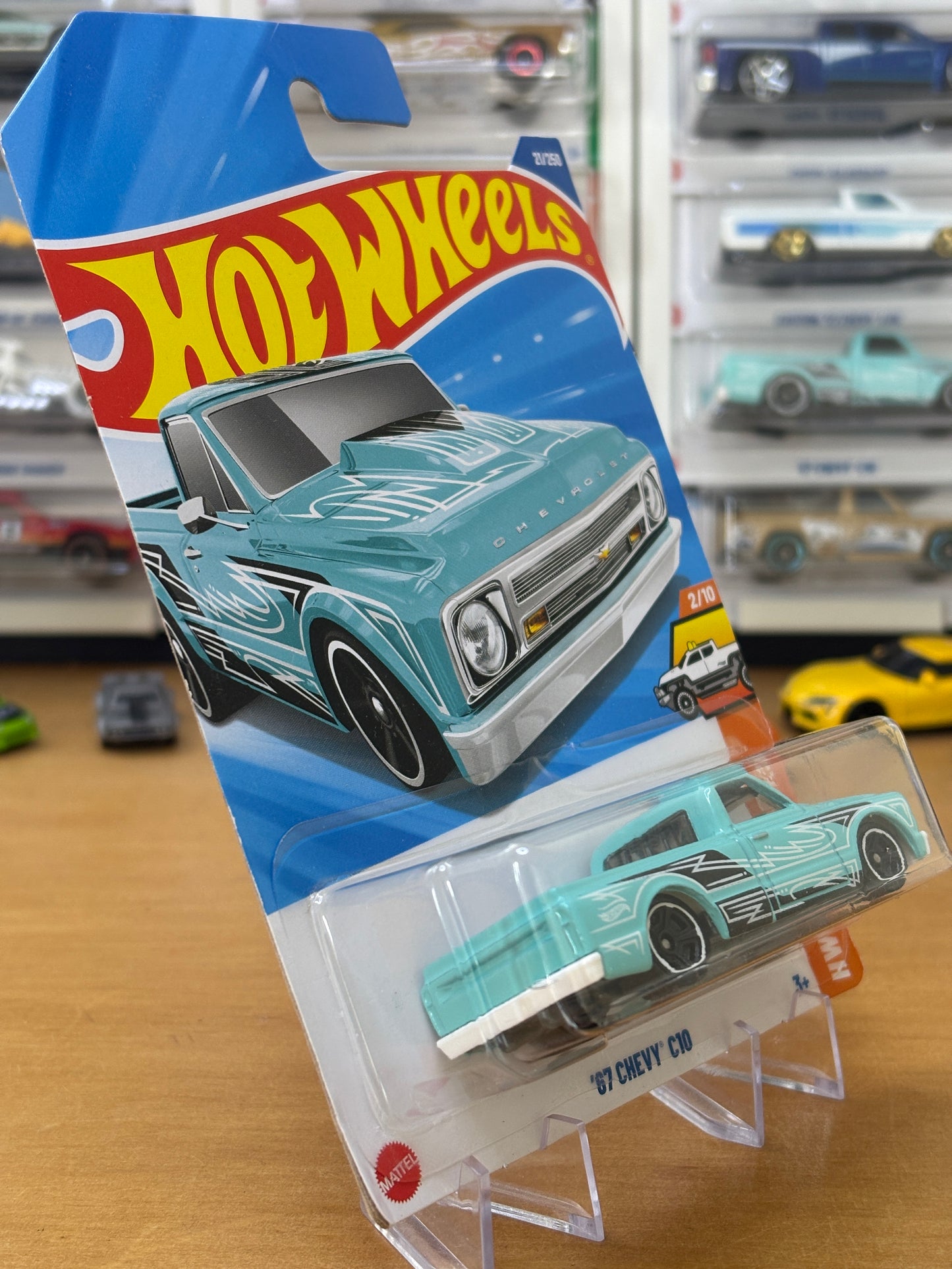 Hot Wheels Mainline / '67 Chevy C10 / 2025 HW Hot Trucks 2/10 (BLUE)