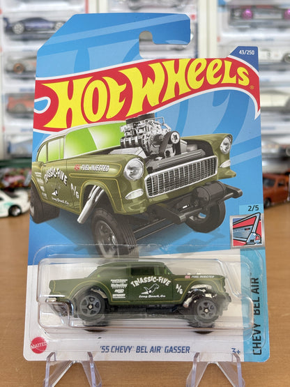 Hot Wheels '55 Chevy Bel Air Gasser | 2021 Chevy Bel Ari 2/5 Mainline