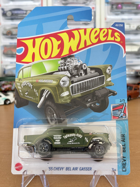 Hot Wheels '55 Chevy Bel Air Gasser | 2021 Chevy Bel Ari 2/5 Mainline