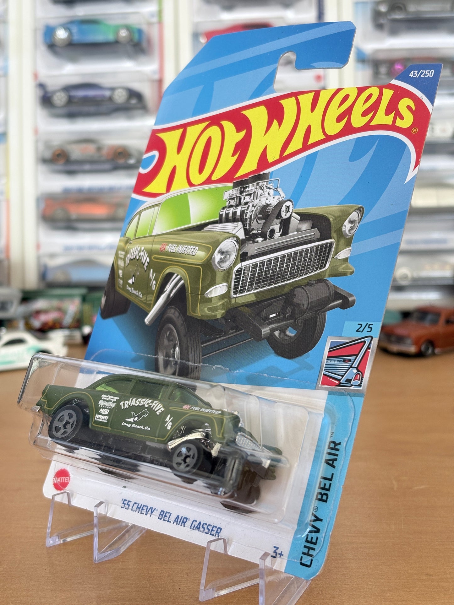 Hot Wheels '55 Chevy Bel Air Gasser | 2021 Chevy Bel Ari 2/5 Mainline