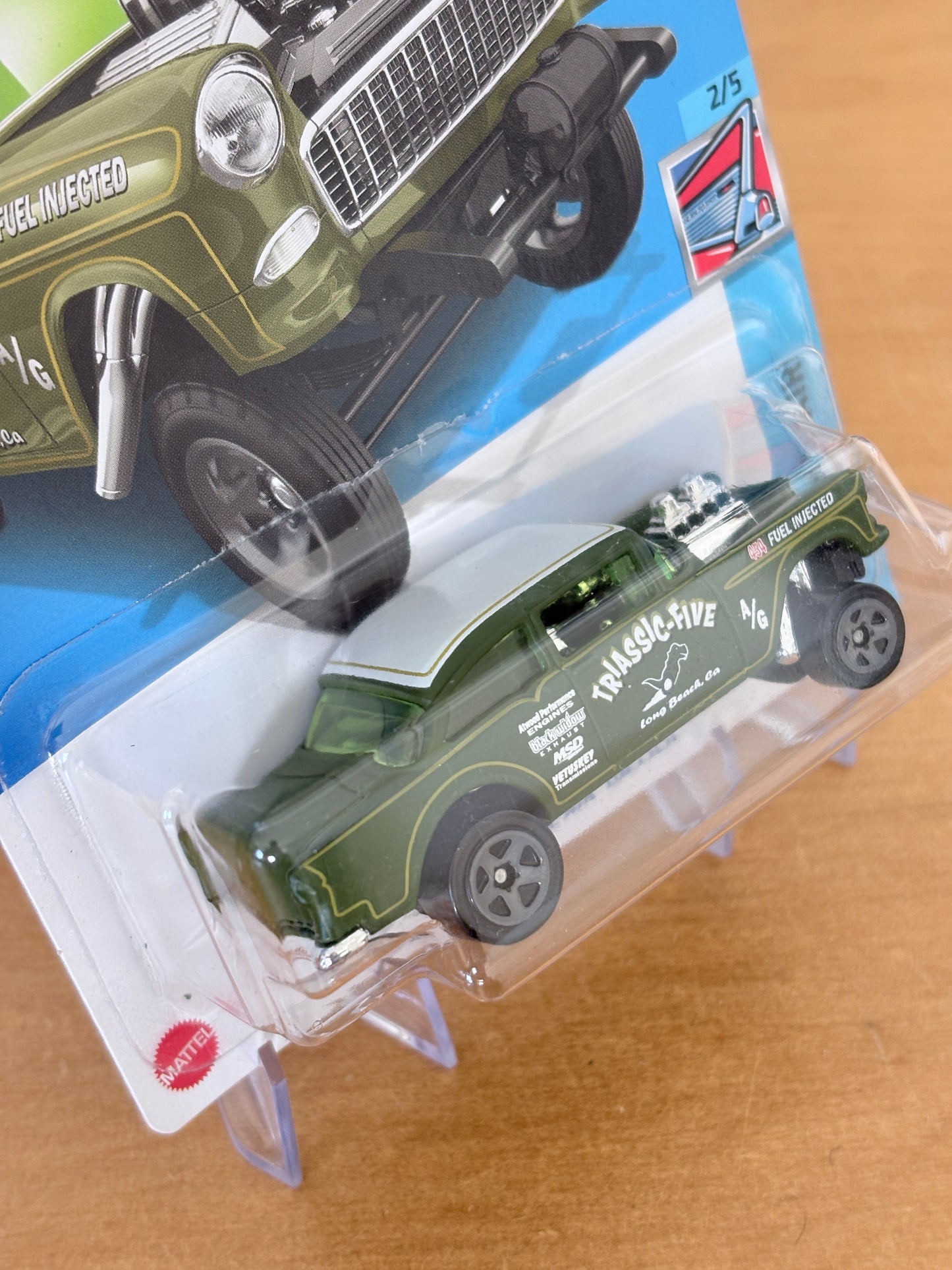 Hot Wheels '55 Chevy Bel Air Gasser | 2021 Chevy Bel Ari 2/5 Mainline