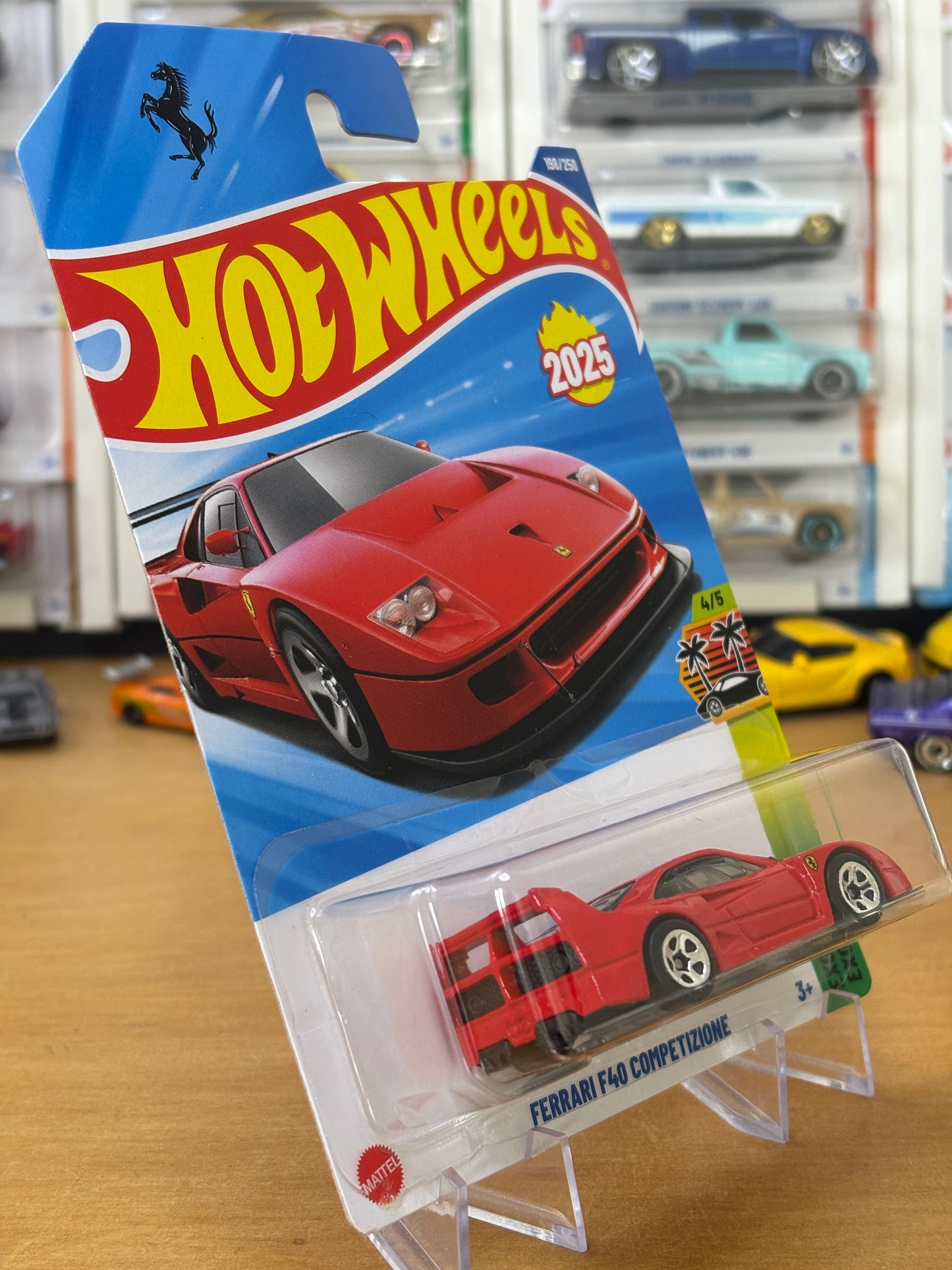 Hot Wheels Mainline / Ferrari F40 Competizione / 2025 Exotics 4/5
