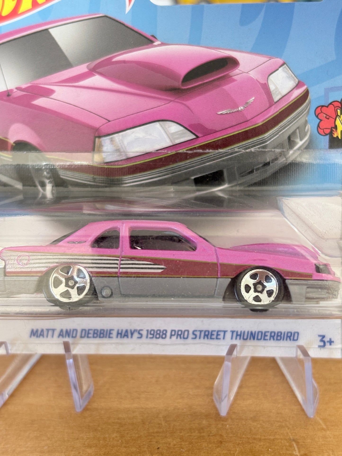 Hot Wheels Matt and Debbie Hay's 1988 Pro Street Thunderbird | 2021 HW Drag Strip 10/10 Mainline (Short Card)