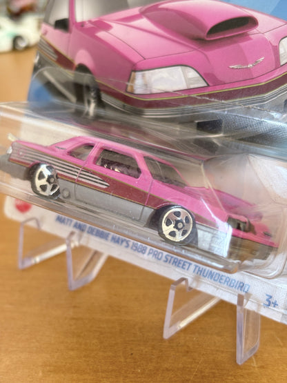 Hot Wheels Matt and Debbie Hay's 1988 Pro Street Thunderbird | 2021 HW Drag Strip 10/10 Mainline (Short Card)
