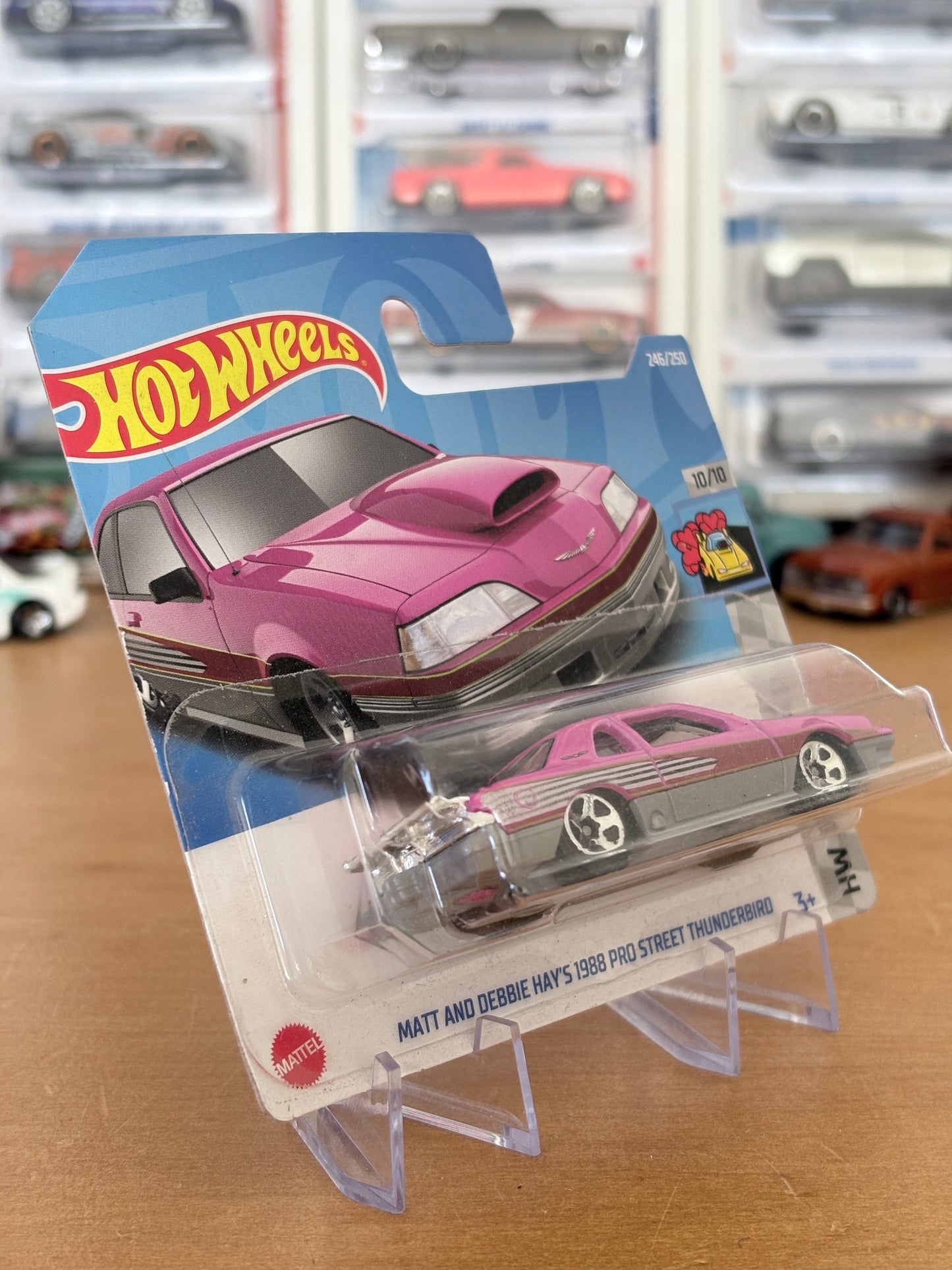 Hot Wheels Matt and Debbie Hay's 1988 Pro Street Thunderbird | 2021 HW Drag Strip 10/10 Mainline (Short Card)