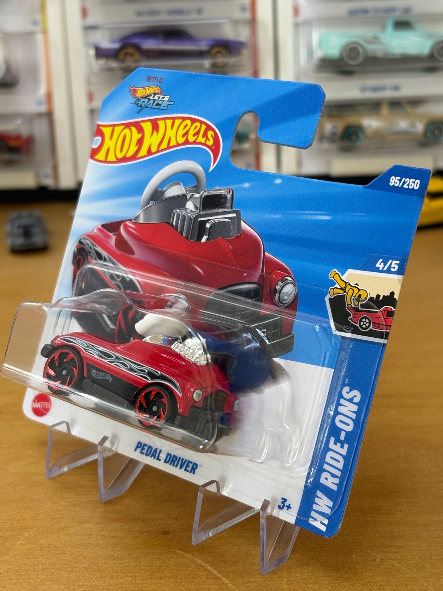 Hot Wheels Mainline Treasure Hunt  / Pedal Driver / 2025 HW Ride-Ons 4/5 (Short Card)