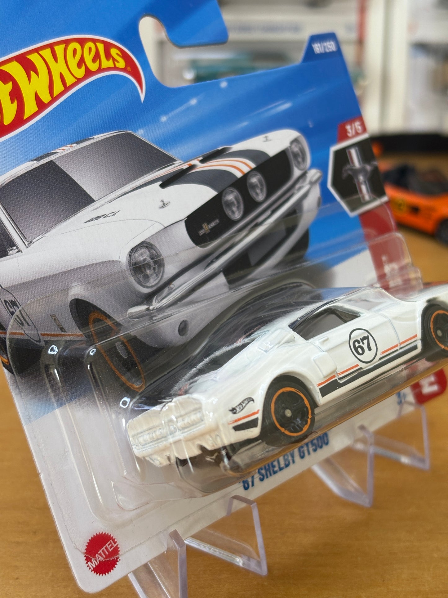 Hot Wheels Mainline / '67 Shelby GT500 / 2025 HW Mustang 60 3/5 Short Card