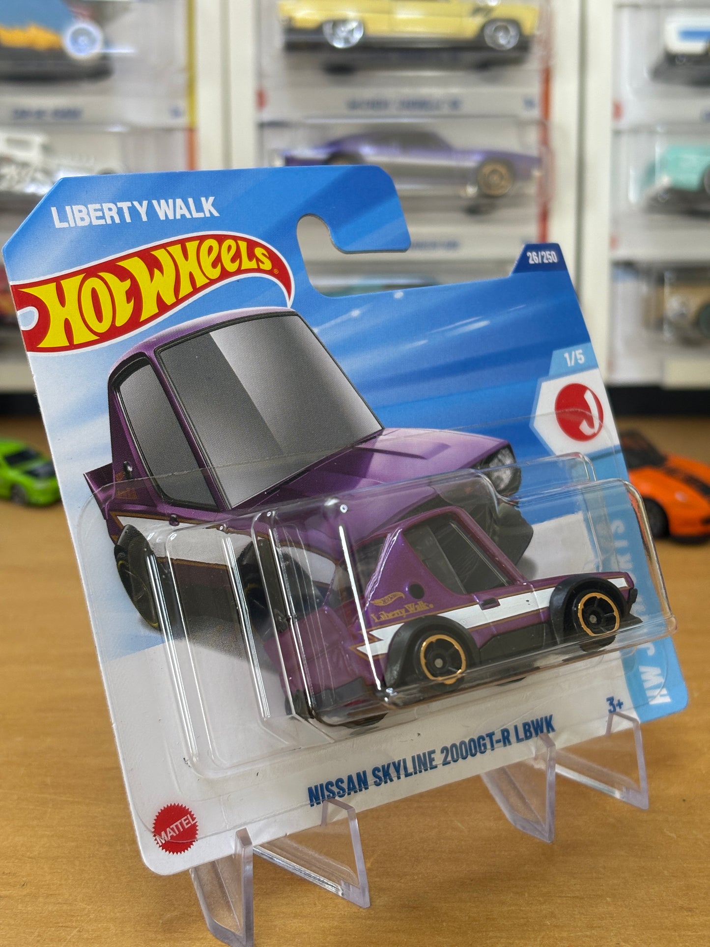 Hot Wheels Mainline / Nissan Skyline 2000GT-R LBWK / 2025 HW J-Imports 1/5 Short Card