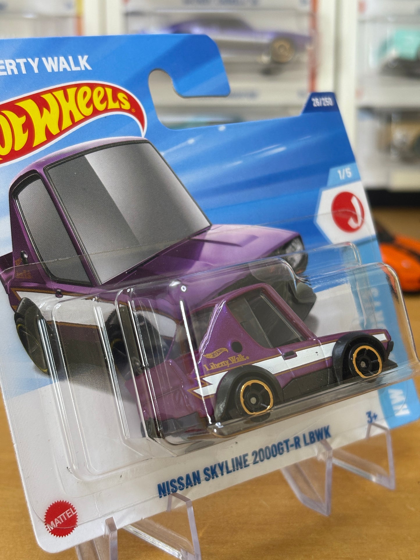 Hot Wheels Mainline / Nissan Skyline 2000GT-R LBWK / 2025 HW J-Imports 1/5 Short Card