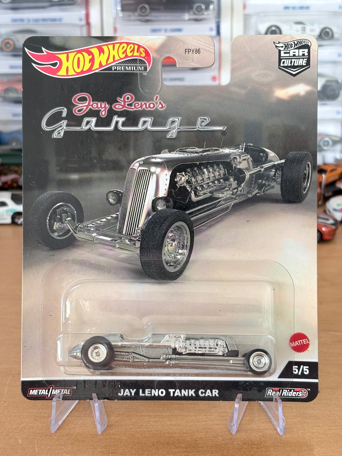 Hot Wheels Jay Leno Tank Car 5/5 Jay Leno's Garage Premium Diecast