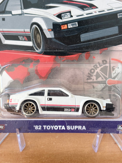 Hot Wheels '82 Toyota Supra 2/5 World Tour Premium Diecast