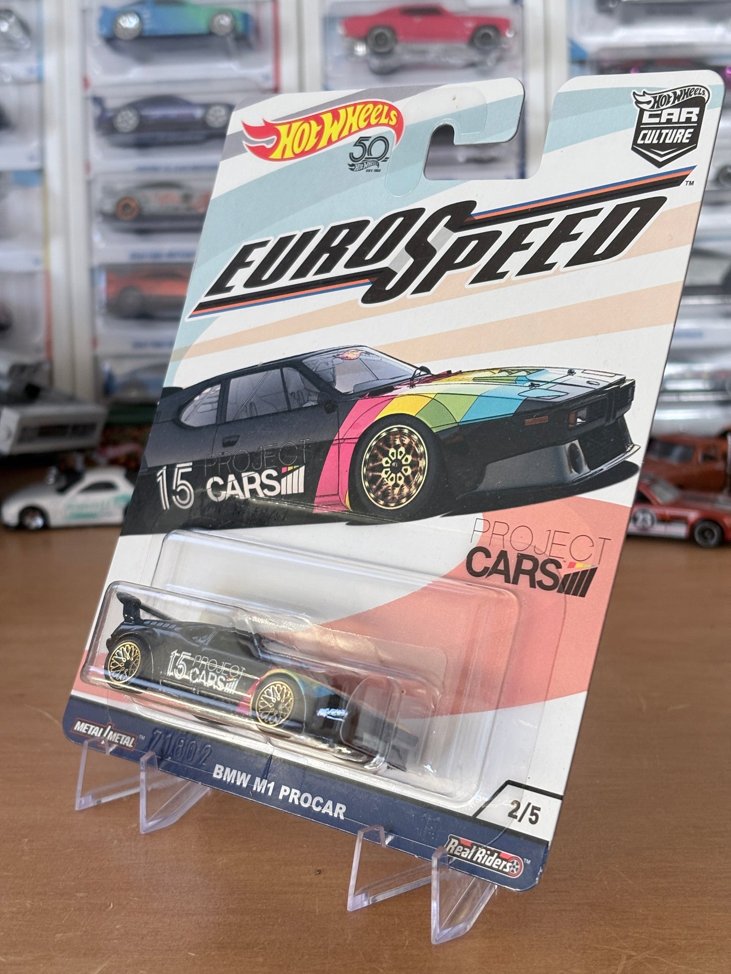 Hot Wheels BMW M1 Procar 2/5 Euro Speed Premium Diecast