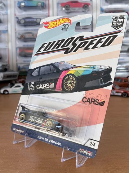 Hot Wheels BMW M1 Procar 2/5 Euro Speed Premium Diecast