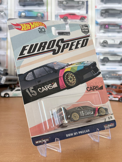 Hot Wheels BMW M1 Procar 2/5 Euro Speed Premium Diecast