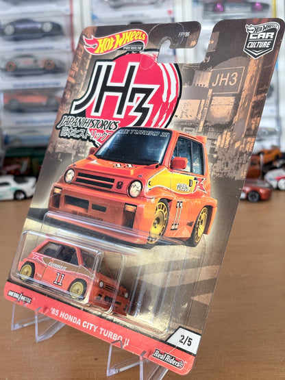 Hot Wheels '85 Honda City Turbo II 2/5 Japan Historics 3 Premium Diecast