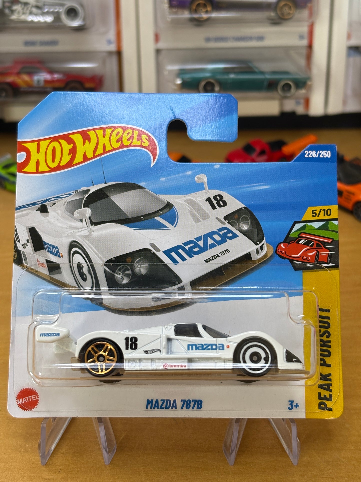 Hot Wheels Mainline / Mazda 787b / 2025 Peak Pursuit 5/10 Short Card
