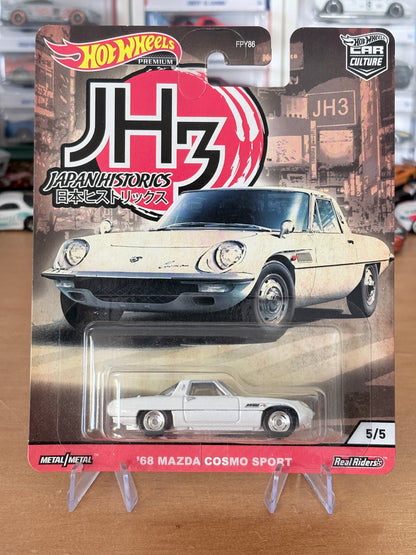 Hot Wheels '68 Mazda Cosmo Sport 5/5 Japan Historics 3 Premium Diecast