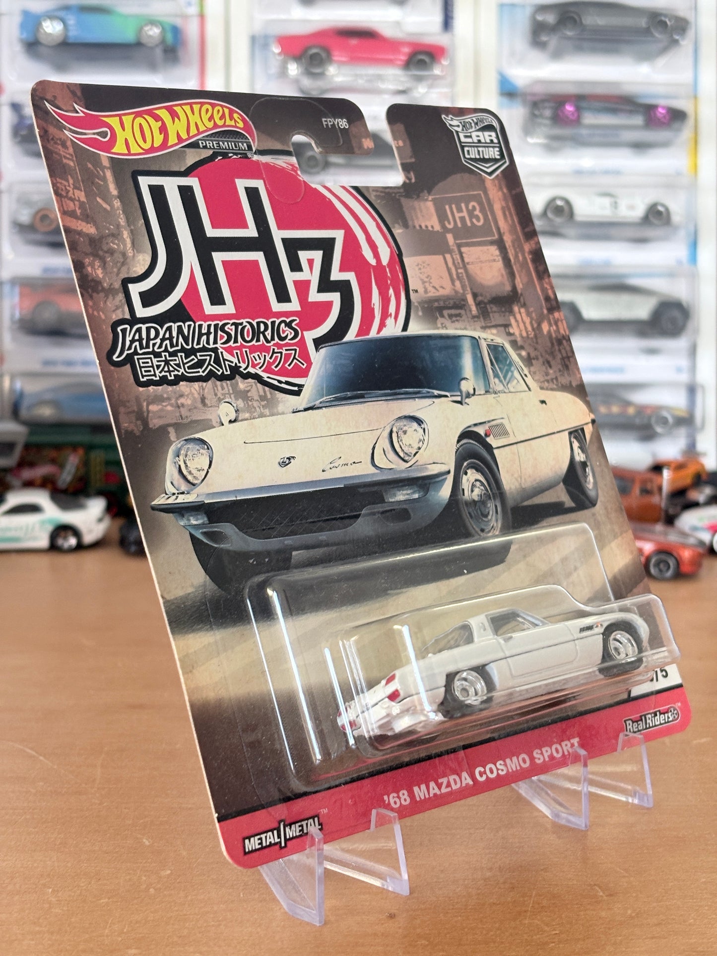 Hot Wheels '68 Mazda Cosmo Sport 5/5 Japan Historics 3 Premium Diecast