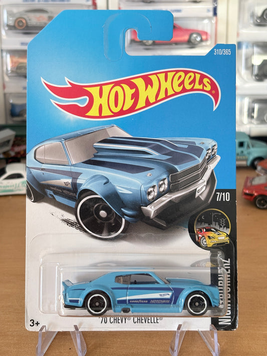 Hot Wheels '70 Chevy Chevelle | 2015 Nightburnerz 7/10 Mainline
