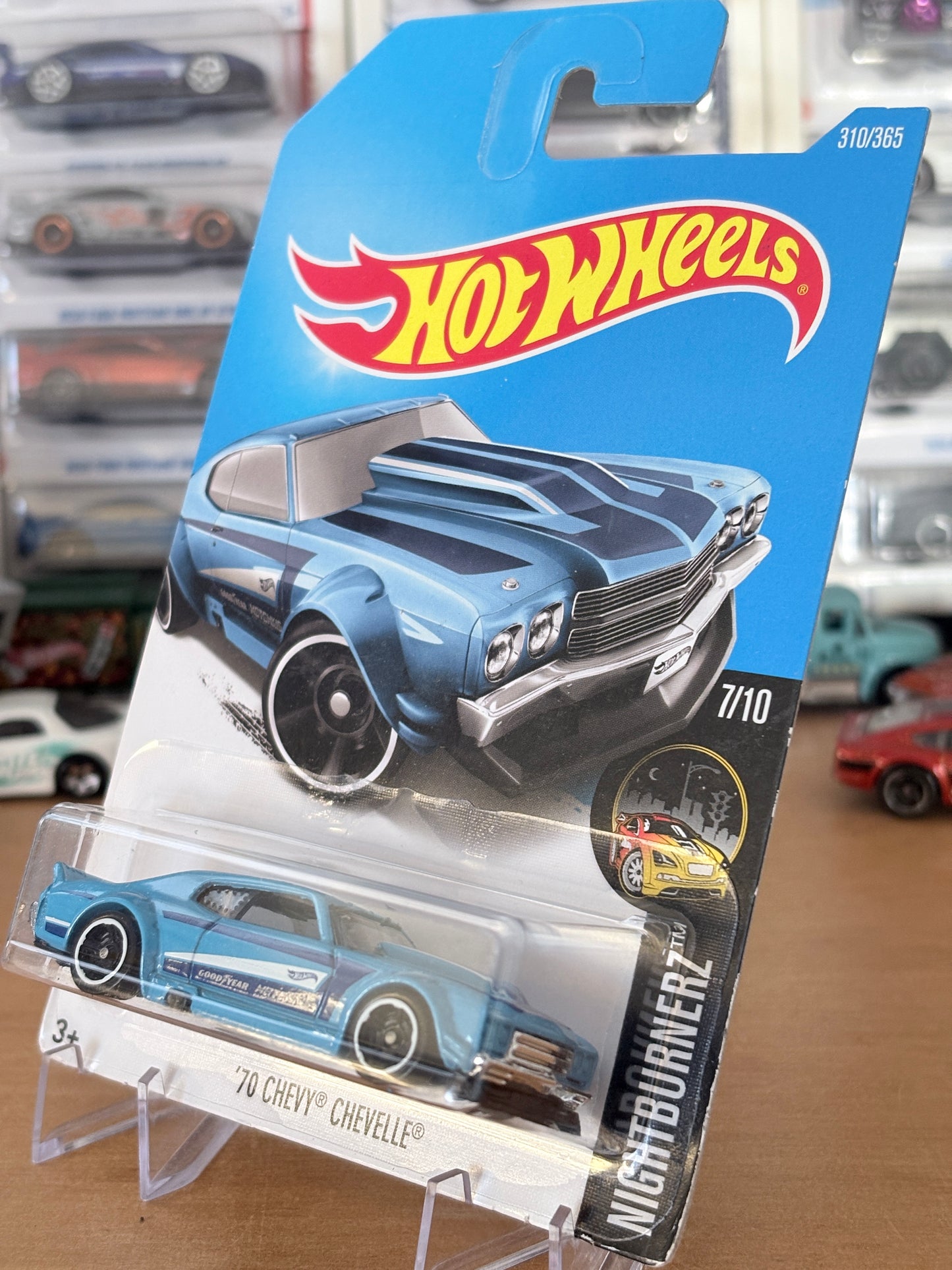 Hot Wheels '70 Chevy Chevelle | 2015 Nightburnerz 7/10 Mainline