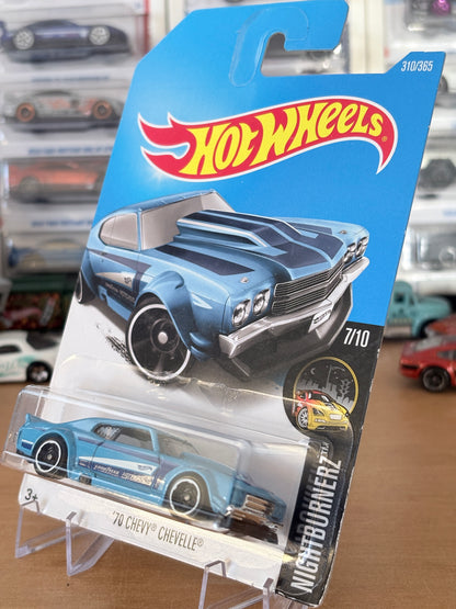 Hot Wheels '70 Chevy Chevelle | 2015 Nightburnerz 7/10 Mainline