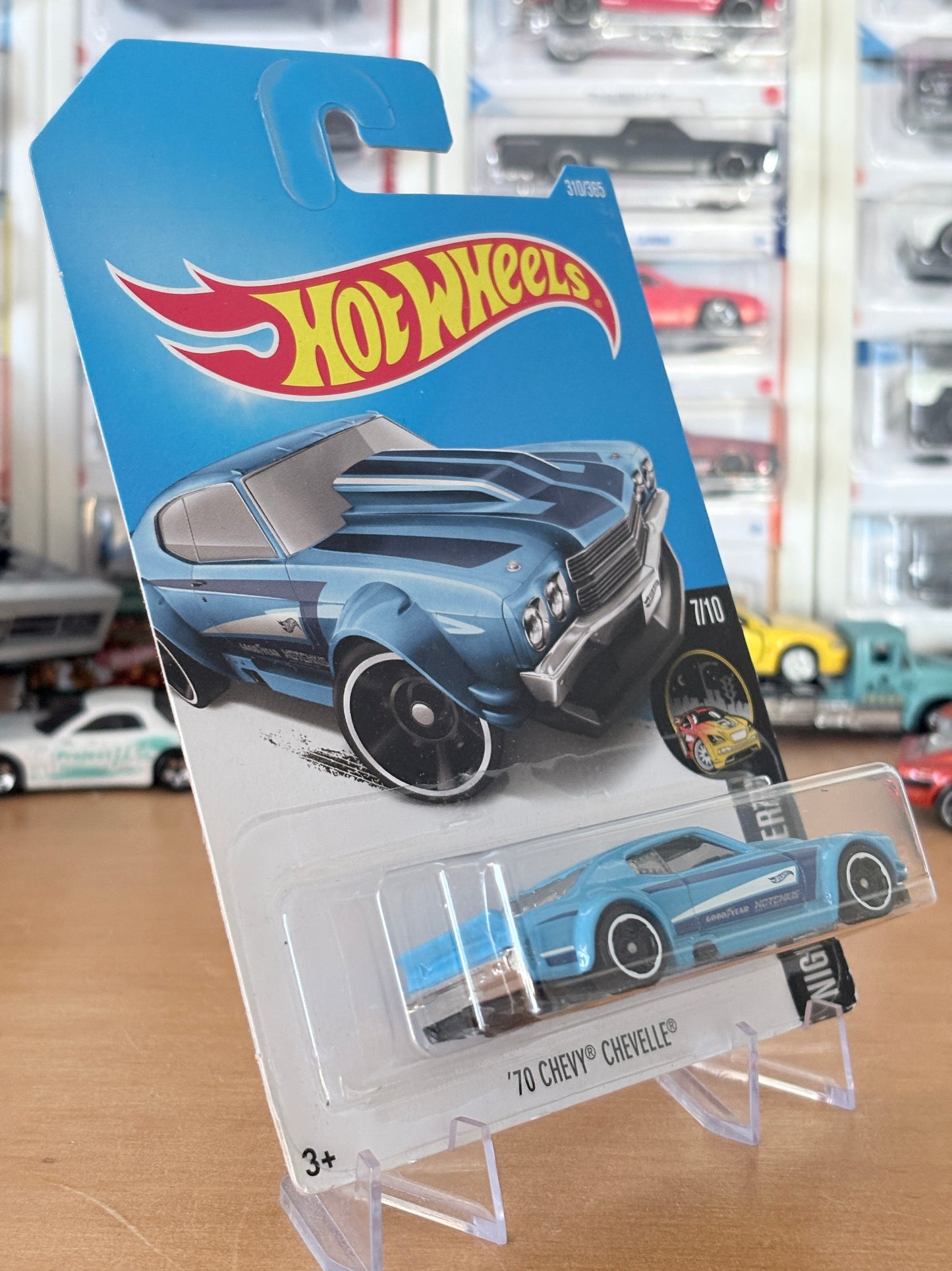 Hot Wheels '70 Chevy Chevelle | 2015 Nightburnerz 7/10 Mainline