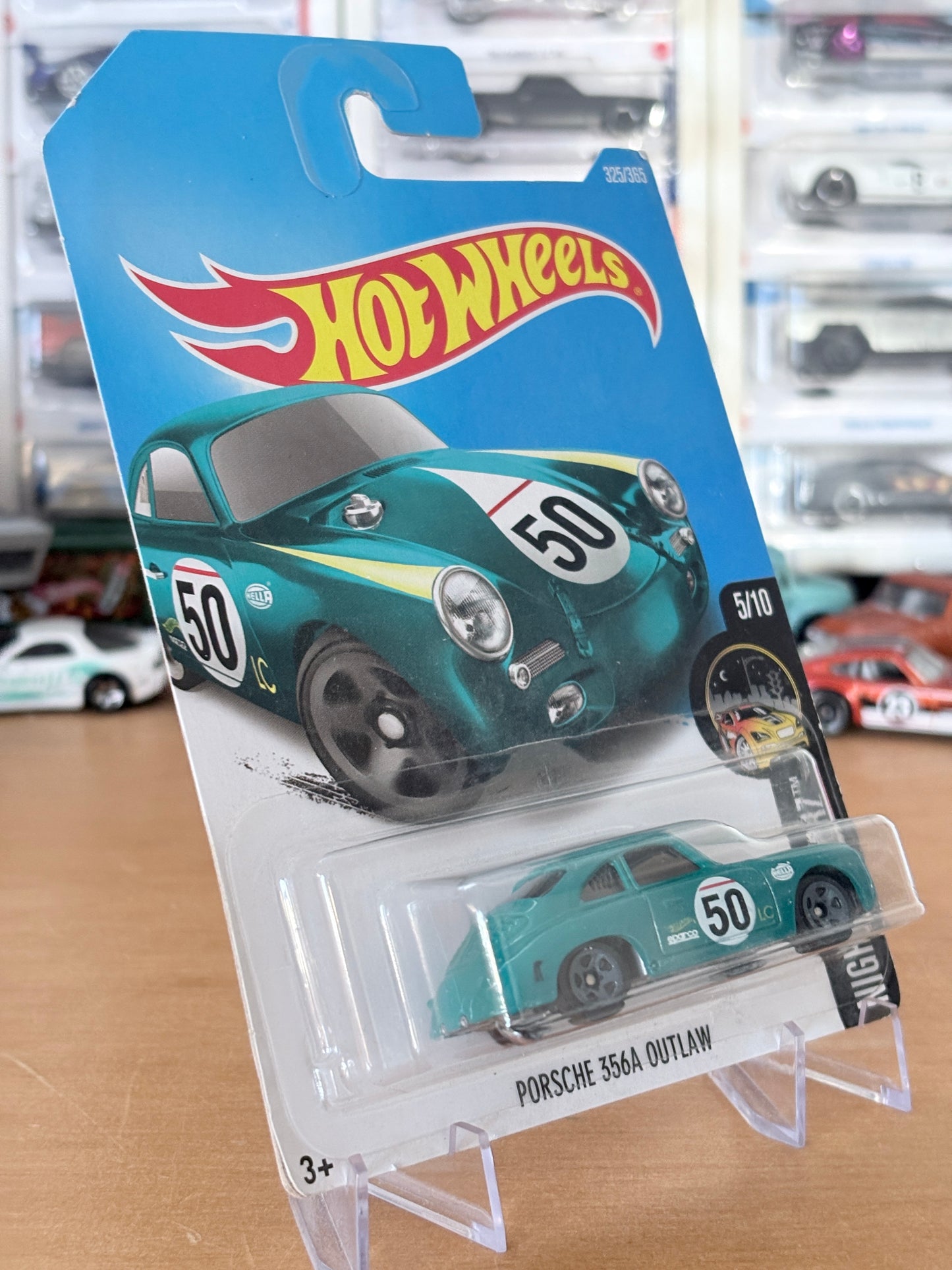 Hot Wheels Porsche 356A Outlaw | 2015 Nightburnerz 5/10 Mainline