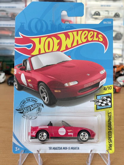 Hot Wheels '91 Mazda MX-5 Miata | 2018 HW Speed Graphics 4/10