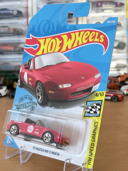 Hot Wheels '91 Mazda MX-5 Miata | 2018 HW Speed Graphics 4/10