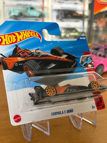 Hot Wheels Mainline / Formula E Gen3 / 2025 HW Track Aces 4/5 Short Card