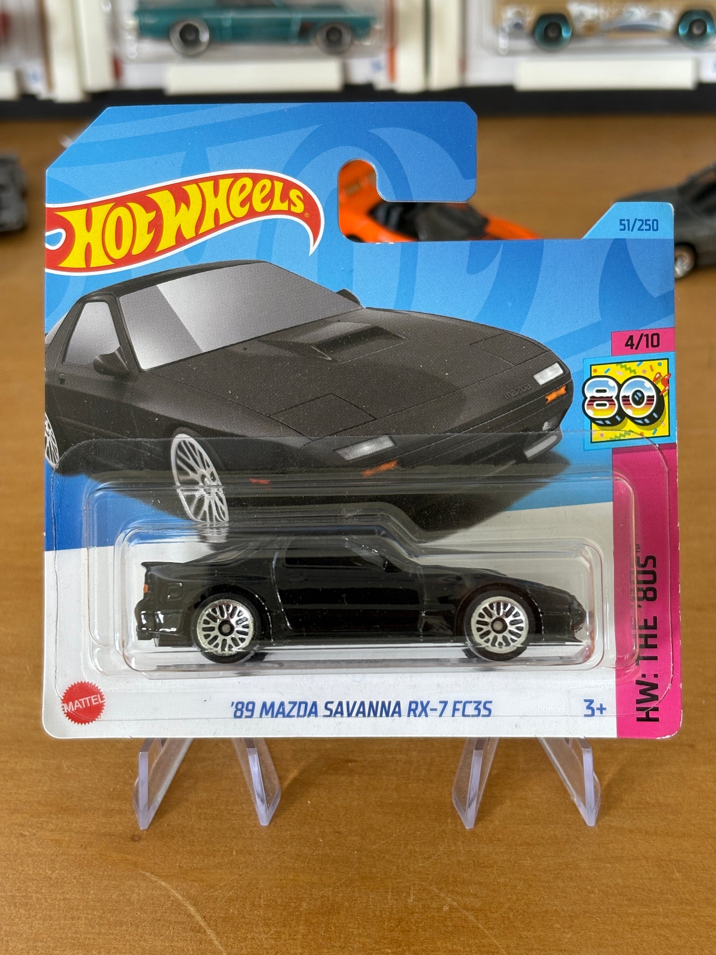 Hot Wheels Mainline / '89 Mazda Savanna RX-7 FC35 / 2023 HW The 80s 4/10 Short Card